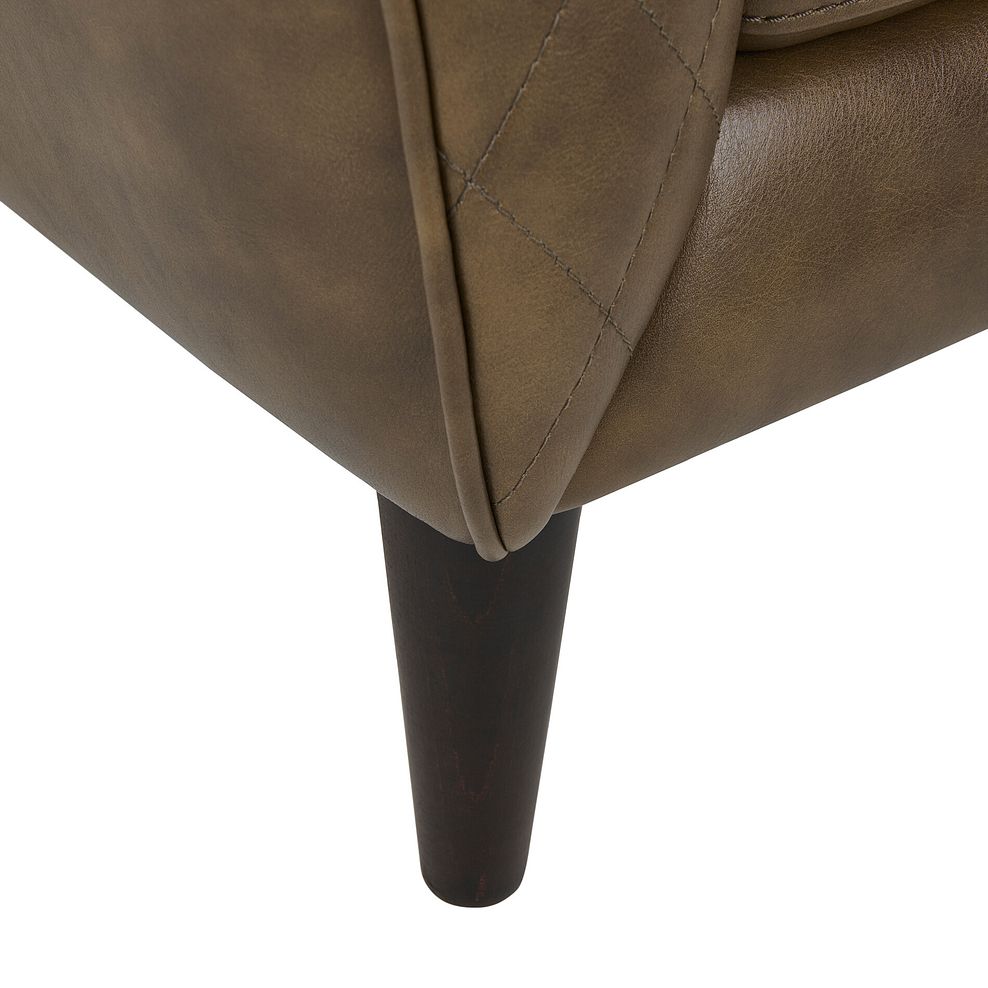 Lucca Armchair in Houston Ice Leather 6