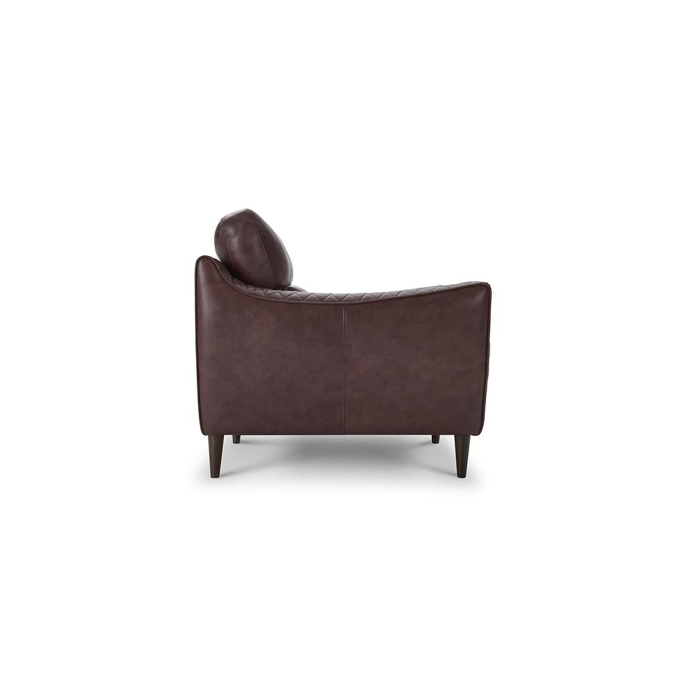 Lucca Armchair in Houston Sienna Leather 4