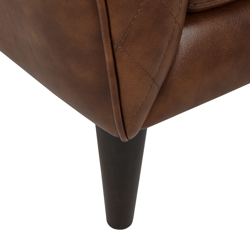 Lucca Armchair in Houston Whiskey Leather 8