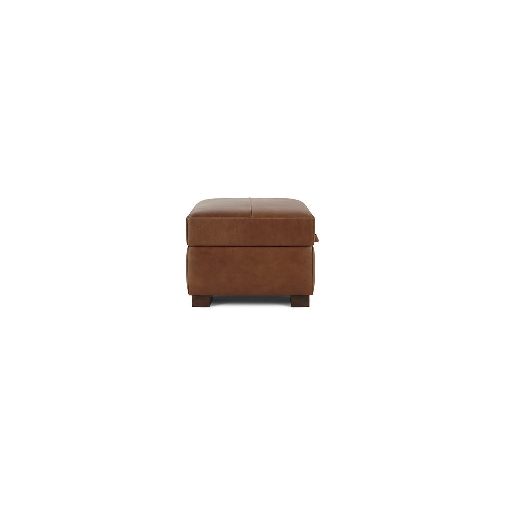 Lucca Storage Footstool in Apollo Espresso Leather 4
