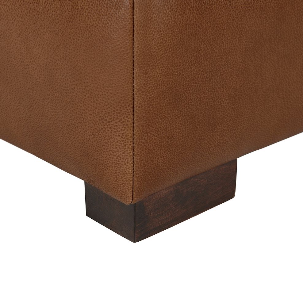 Lucca Storage Footstool in Apollo Espresso Leather 6