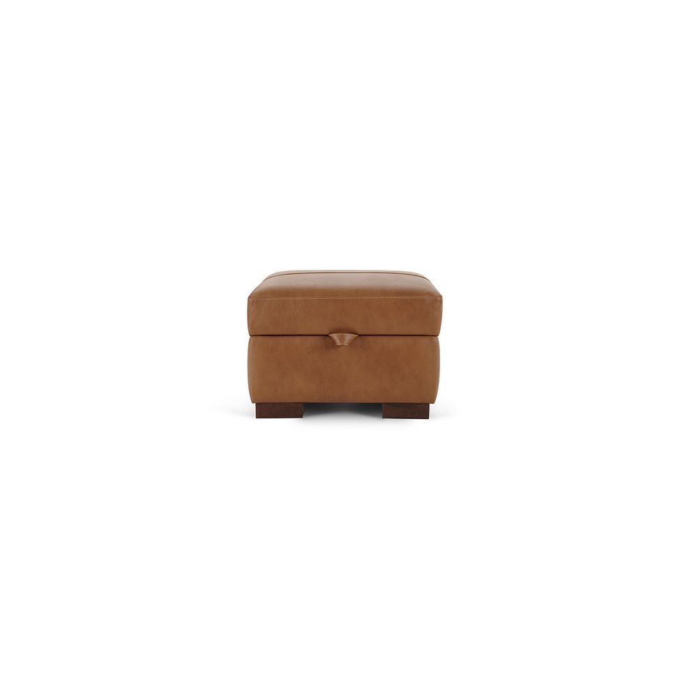 Lucca Storage Footstool in Apollo Ranch Leather 3
