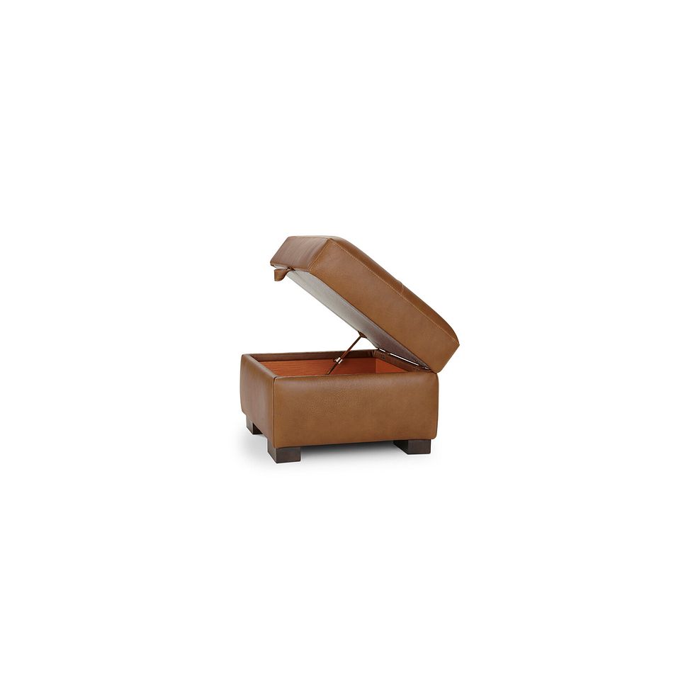 Lucca Storage Footstool in Apollo Ranch Leather 5