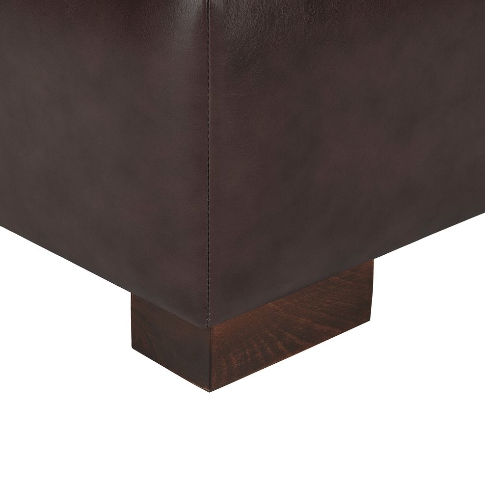 Lucca Storage Footstool in Houston Cabernet Leather 6