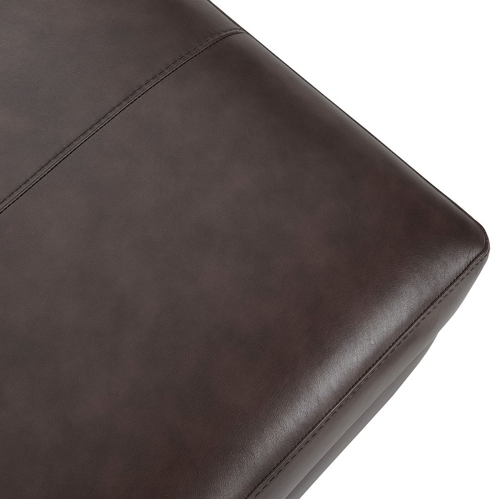 Lucca Storage Footstool in Houston Cabernet Leather 7