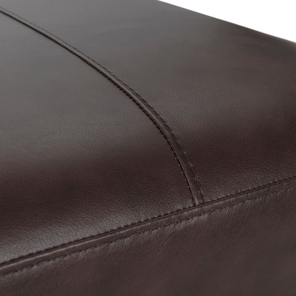 Lucca Storage Footstool in Houston Cabernet Leather 9