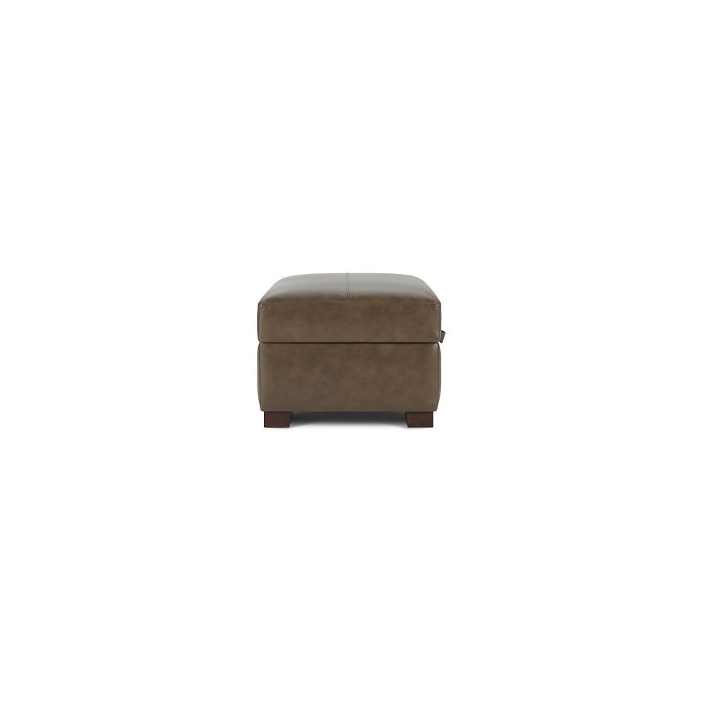 Lucca Storage Footstool in Houston Ice Leather 4