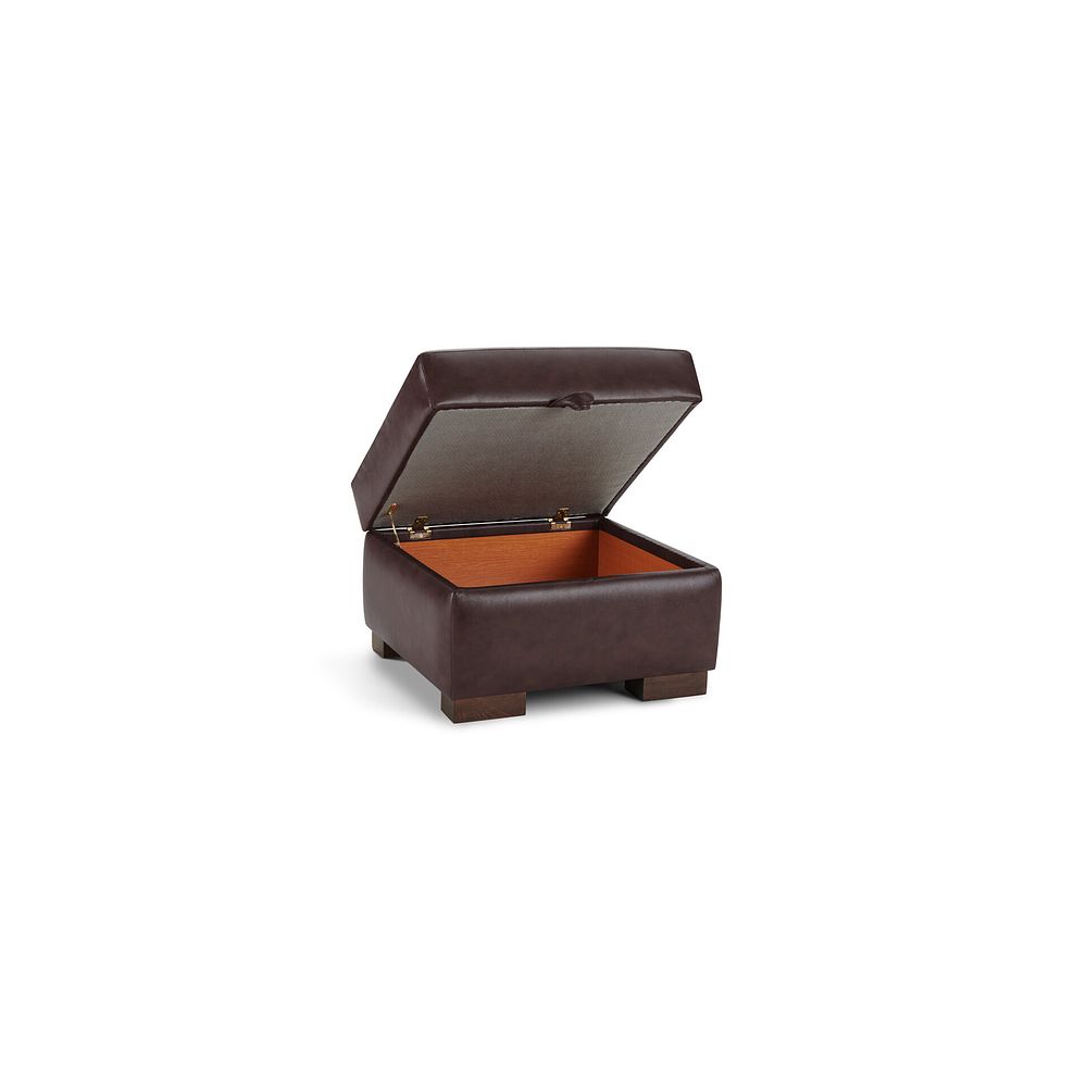 Lucca Storage Footstool in Houston Sienna Leather 2