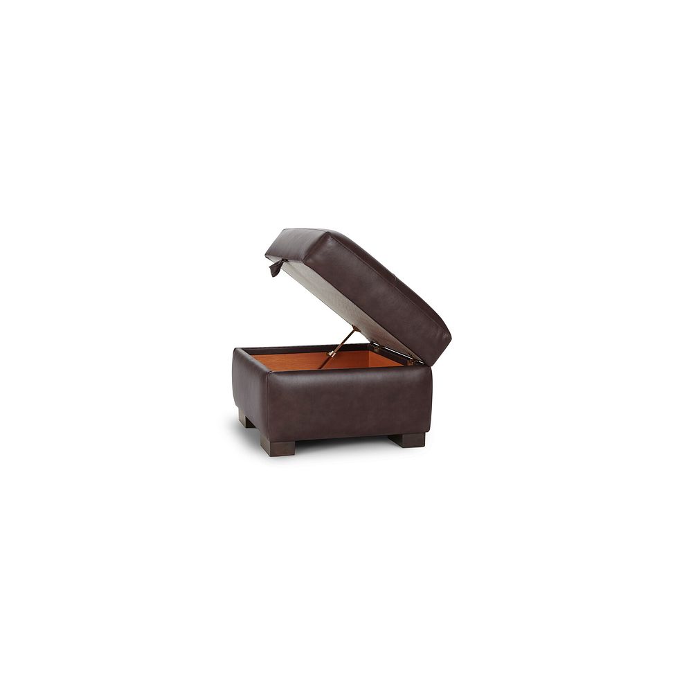 Lucca Storage Footstool in Houston Sienna Leather 5