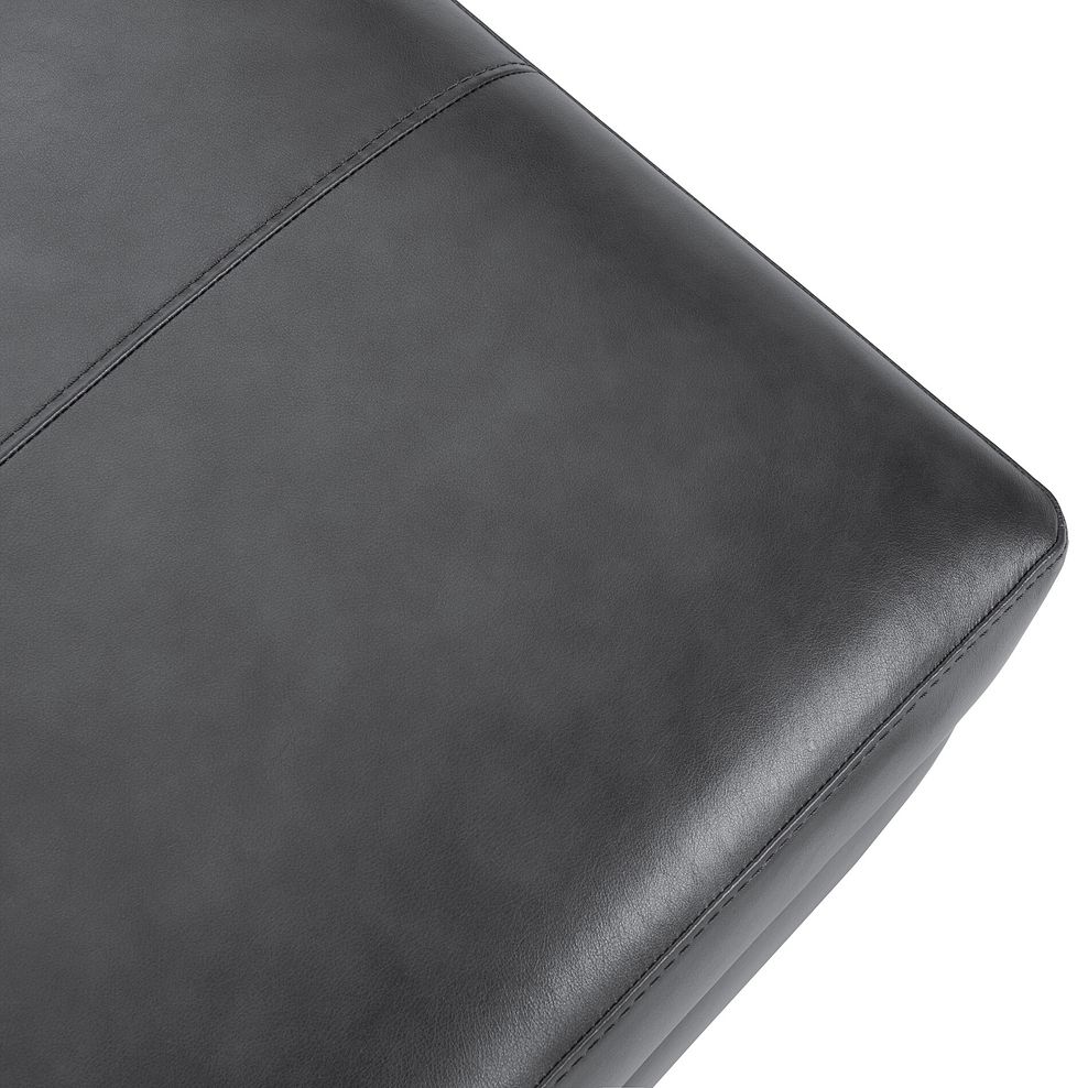 Lucca Storage Footstool in Houston Slate Leather 7
