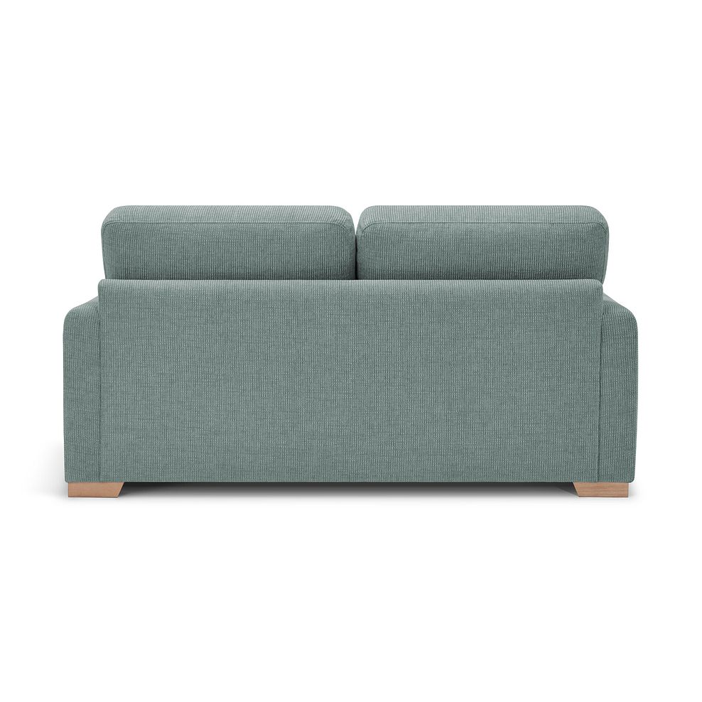 Ludlow 2 Seater Sofa in Ceriale Aqua Fabric with Forest Scatter Cushions 5