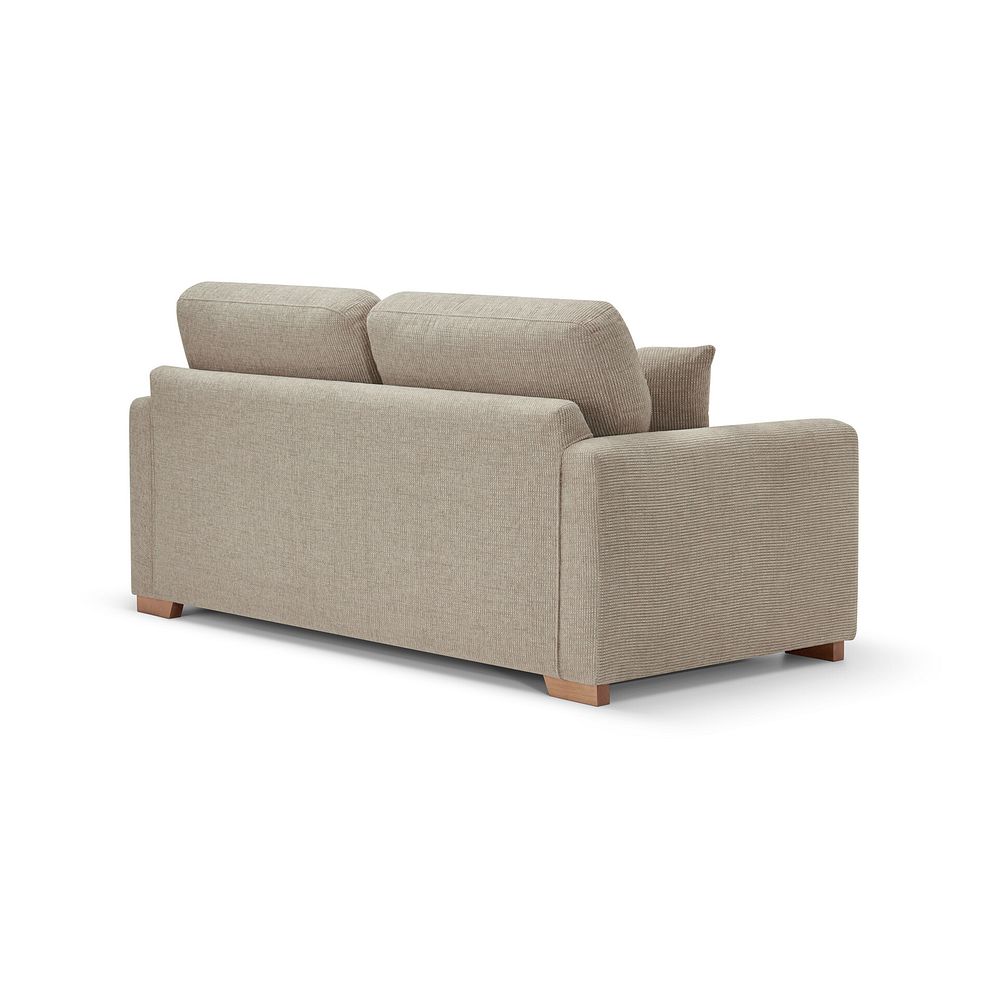 Ludlow 2 Seater Sofa in Ceriale Biscuit Fabric with Truffle Scatter Cushions 5