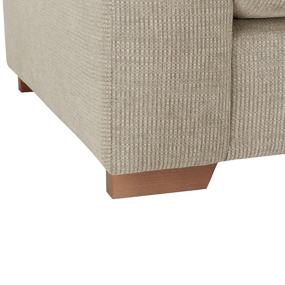 Ludlow 2 Seater Sofa in Ceriale Biscuit Fabric with Truffle Scatter Cushions 10