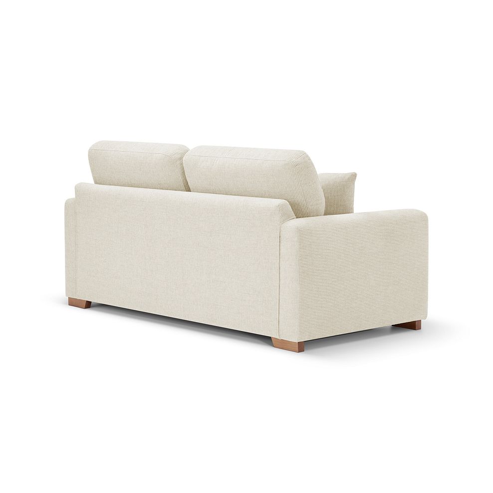 Ludlow 2 Seater Sofa in Ceriale Cream Fabric with Oyster Scatter Cushions 4