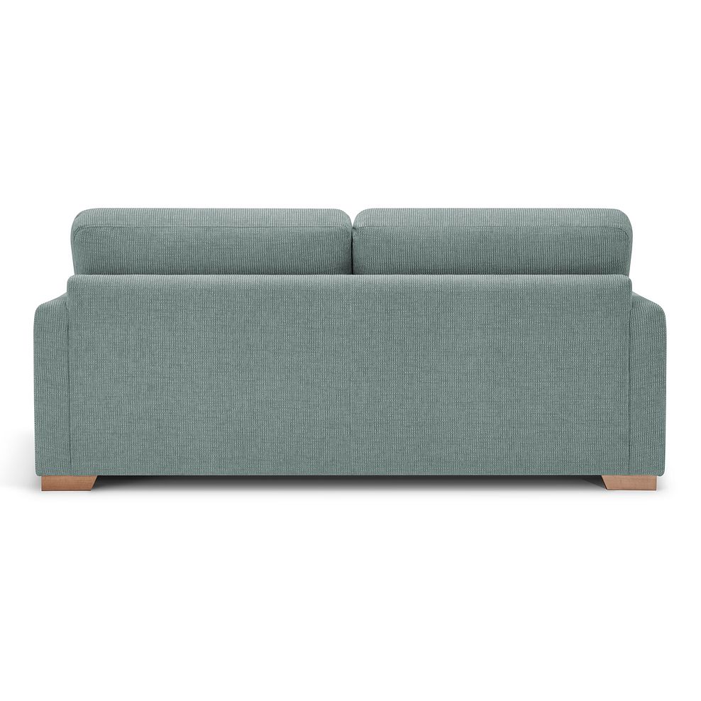 Ludlow 3 Seater Sofa in Ceriale Aqua Fabric with Forest Scatter Cushions 5