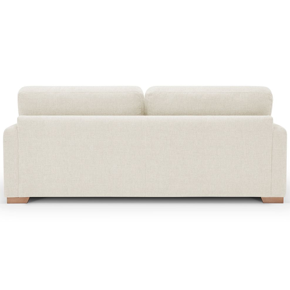 Ludlow 4 Seater Sofa in Ceriale Cream Fabric with Oyster Scatter Cushions 5