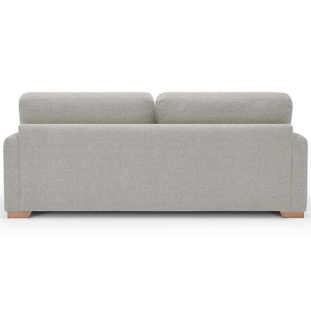 Ludlow 4 Seater Sofa in Ceriale Silver Fabric with Dove Scatter Cushions 5