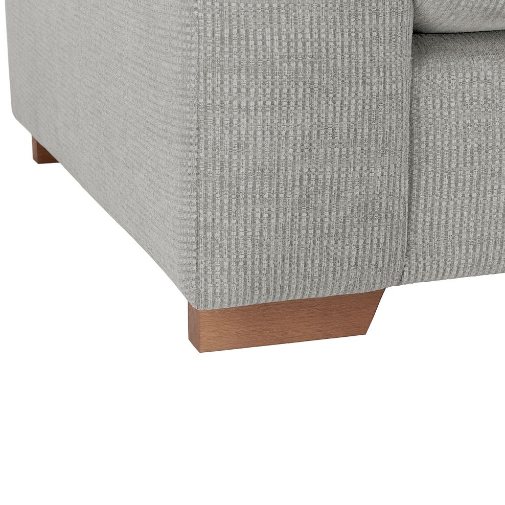 Ludlow Armchair in Ceriale Silver Fabric with Dove Scatter Cushion 9