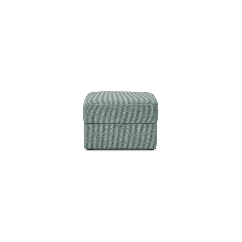 Ludlow Storage Footstool in Ceriale Aqua Fabric 3