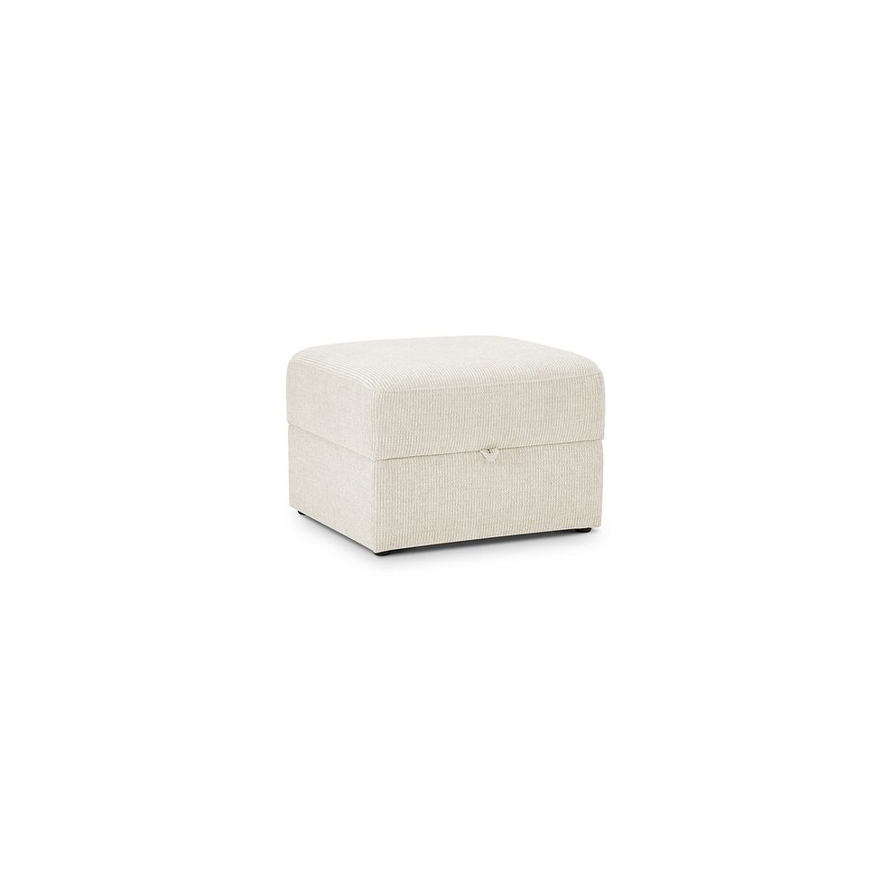 Ludlow Storage Footstool in Ceriale Cream Fabric 1