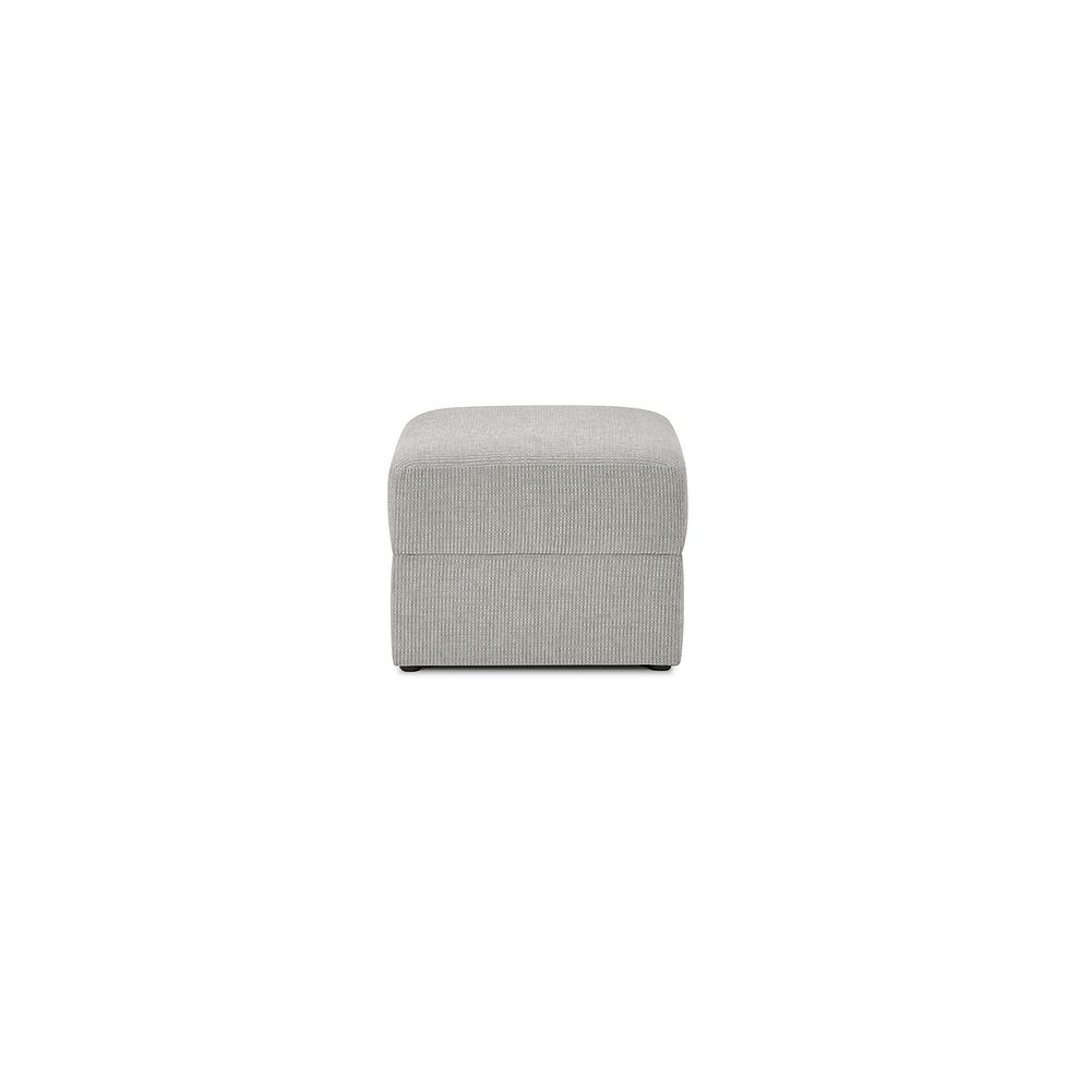 Ludlow Storage Footstool in Ceriale Silver Fabric 4