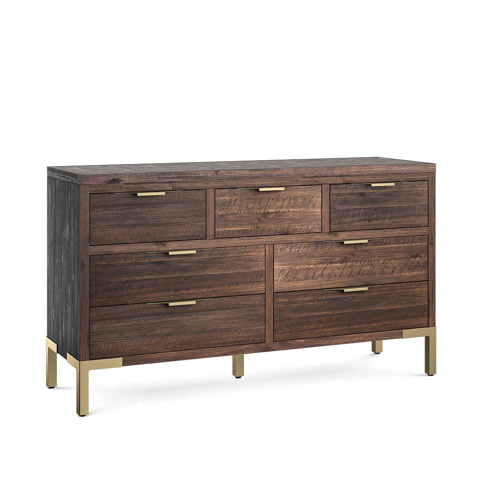 Madison Solid Hardwood and Metal 3+4 Chest of Drawers 3