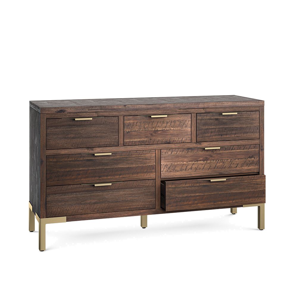 Madison Solid Hardwood and Metal 3+4 Chest of Drawers 5