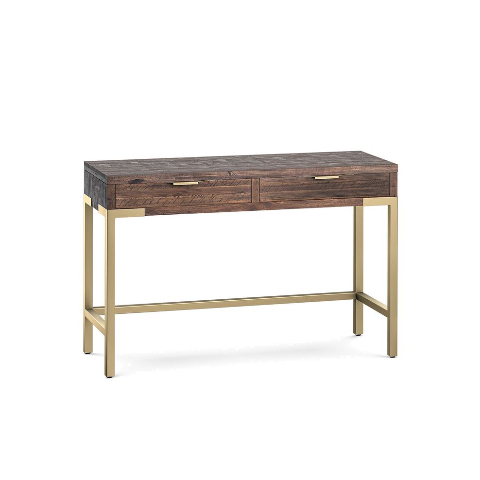 Madison Solid Hardwood and Metal Console Table 3