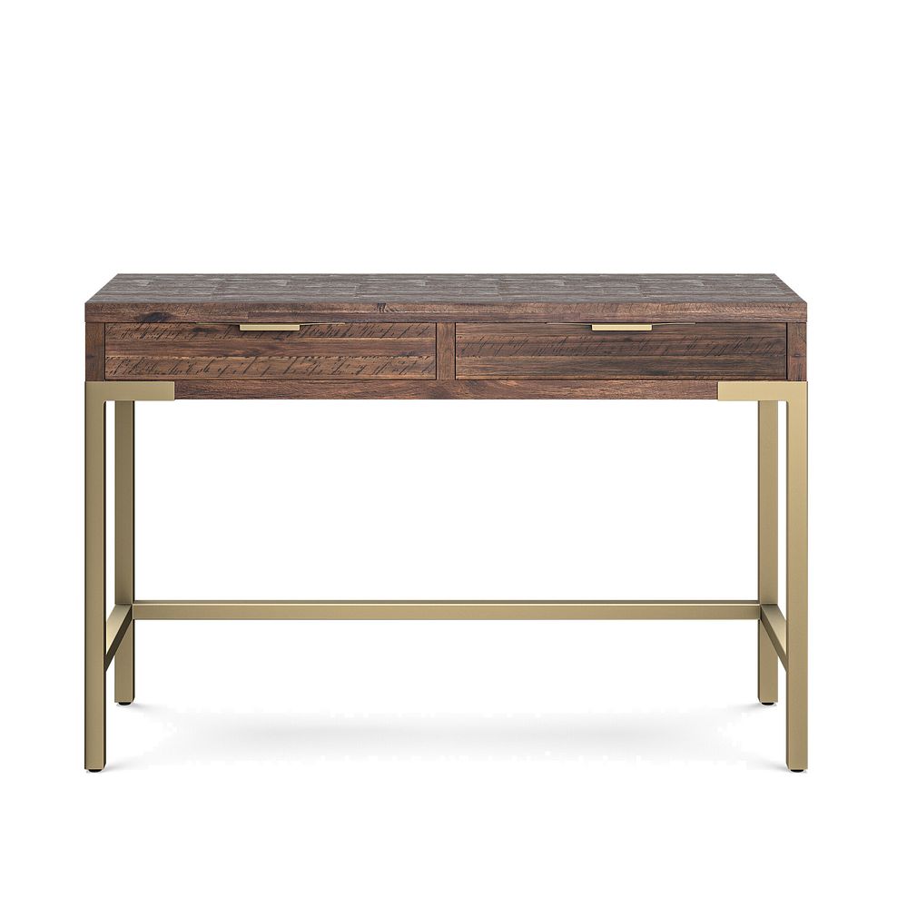 Madison Solid Hardwood and Metal Console Table Thumbnail 4