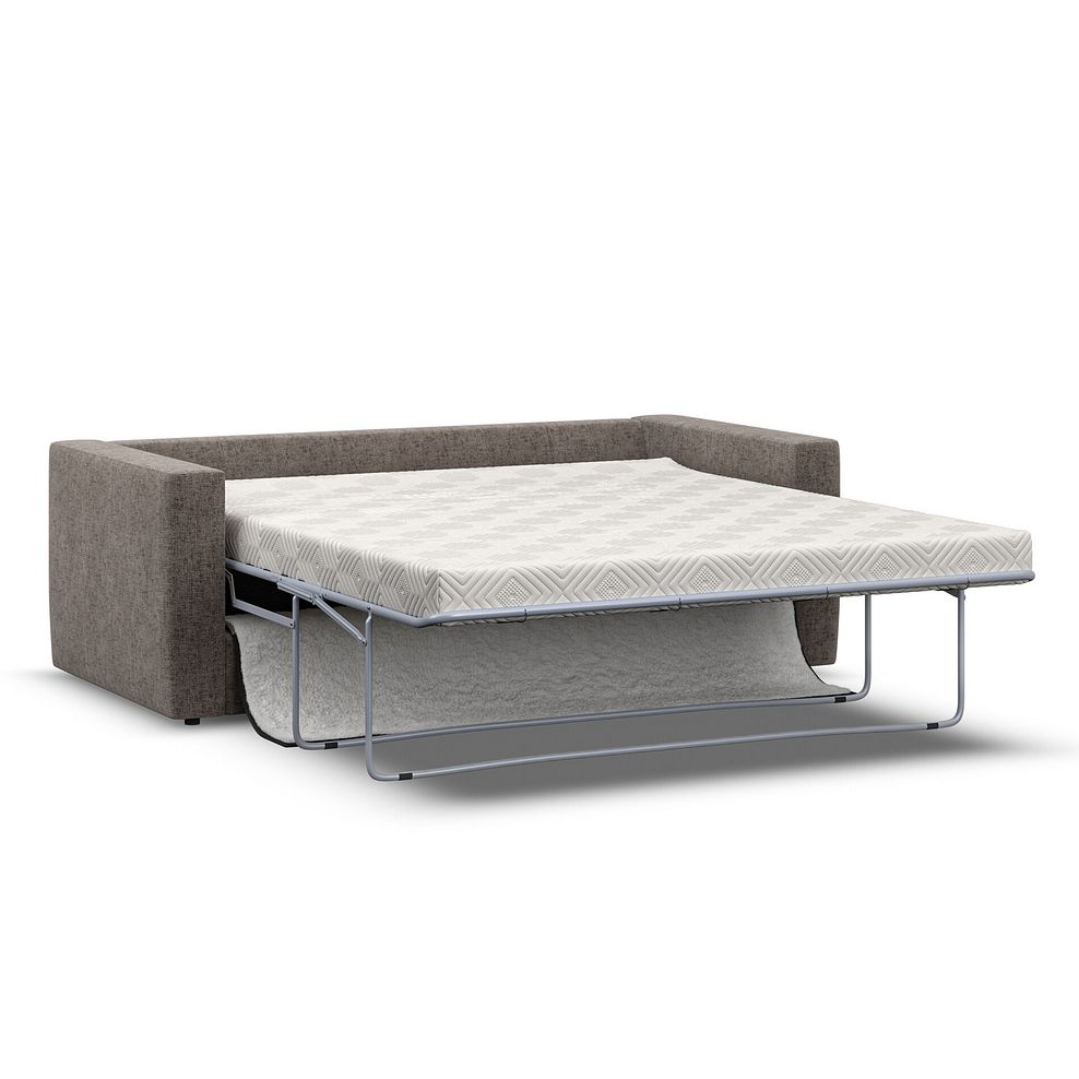 Malvern 2 Seater Sofa Bed in Brown fabric 2