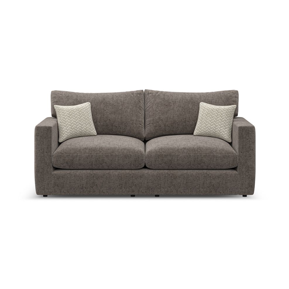 Malvern 2 Seater Sofa Bed in Brown fabric 4
