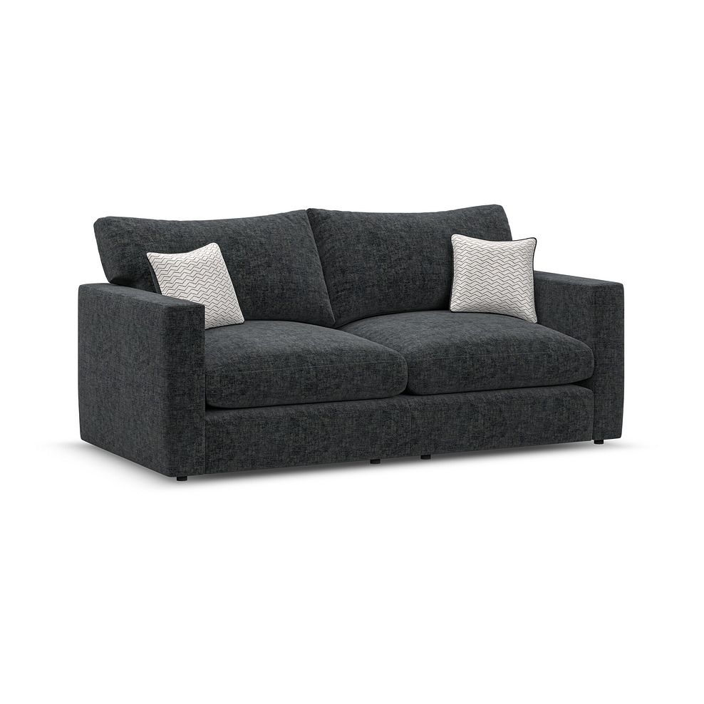 Malvern 2 Seater Sofa Bed in Charcoal fabric 3