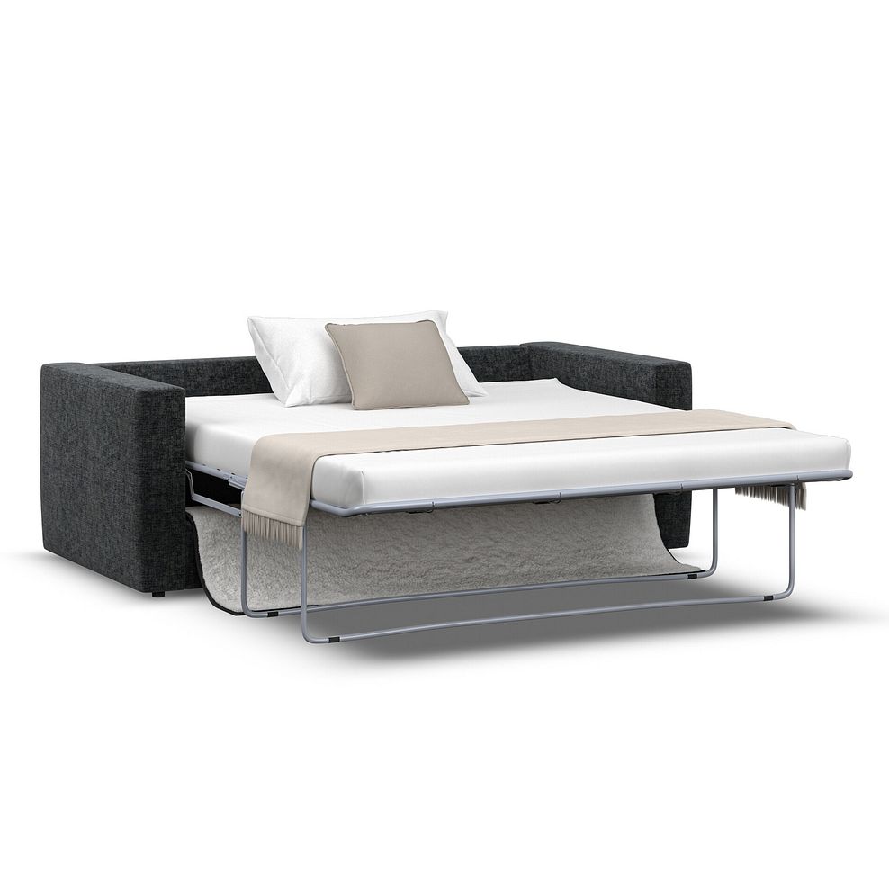 Malvern 2 Seater Sofa Bed in Charcoal fabric 1