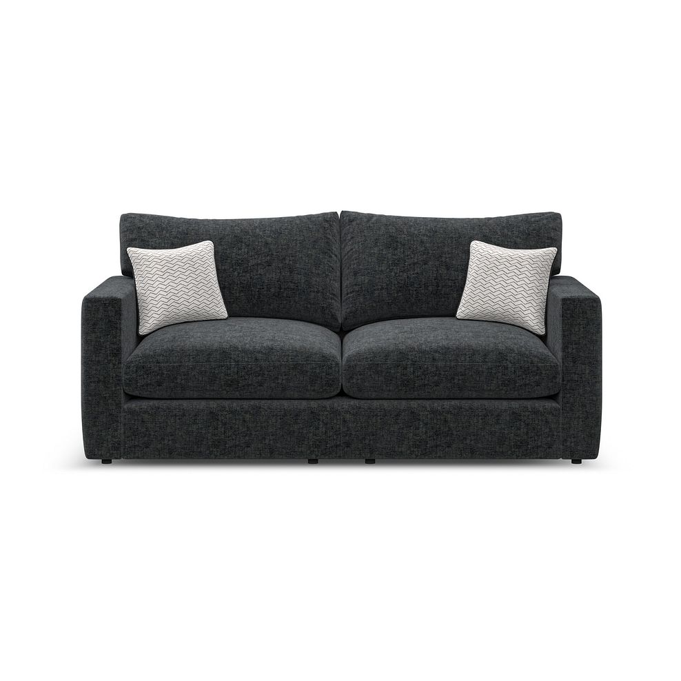 Malvern 2 Seater Sofa Bed in Charcoal fabric 4