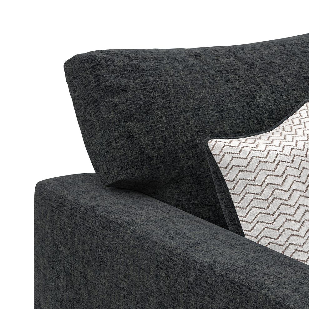Malvern 2 Seater Sofa Bed in Charcoal fabric 8