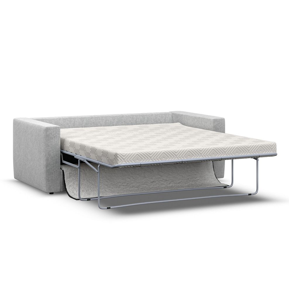 Malvern 2 Seater Sofa Bed in Silver fabric 2