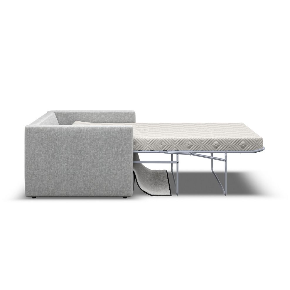 Malvern 2 Seater Sofa Bed in Silver fabric 7