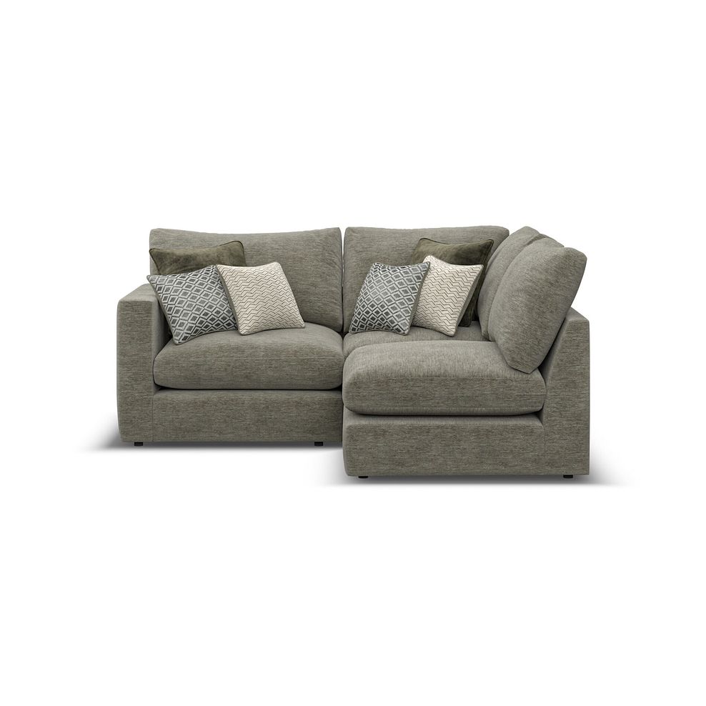 Malvern 3 Seat Left Hand Modular Corner Sofa in Olive Green fabric - Group 6 1
