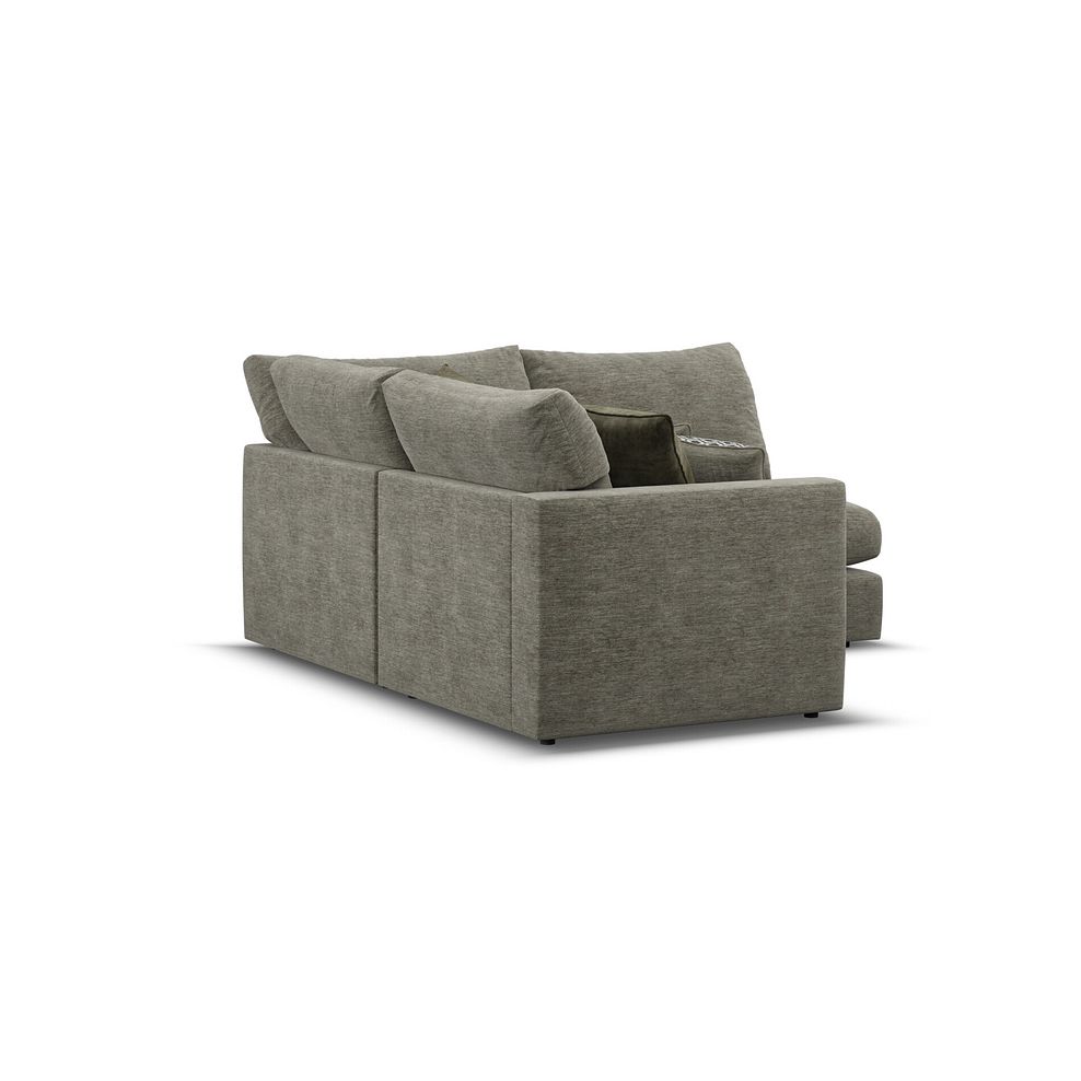 Malvern 3 Seat Left Hand Modular Corner Sofa in Olive Green fabric - Group 6 3