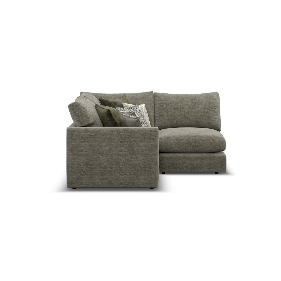 Malvern 3 Seat Left Hand Modular Corner Sofa in Olive Green fabric - Group 6 4