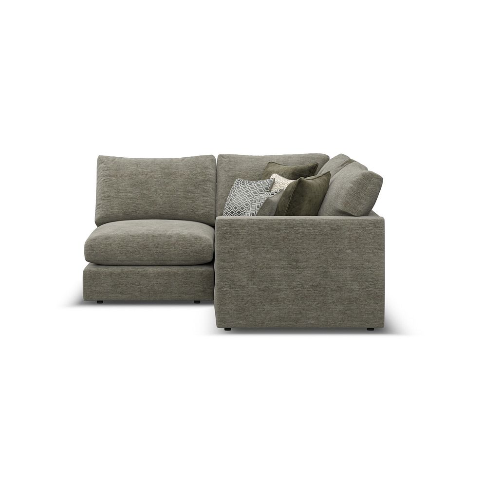 Malvern 3 Seat Right Hand Modular Corner Sofa in Olive Green fabric - Group 7 1