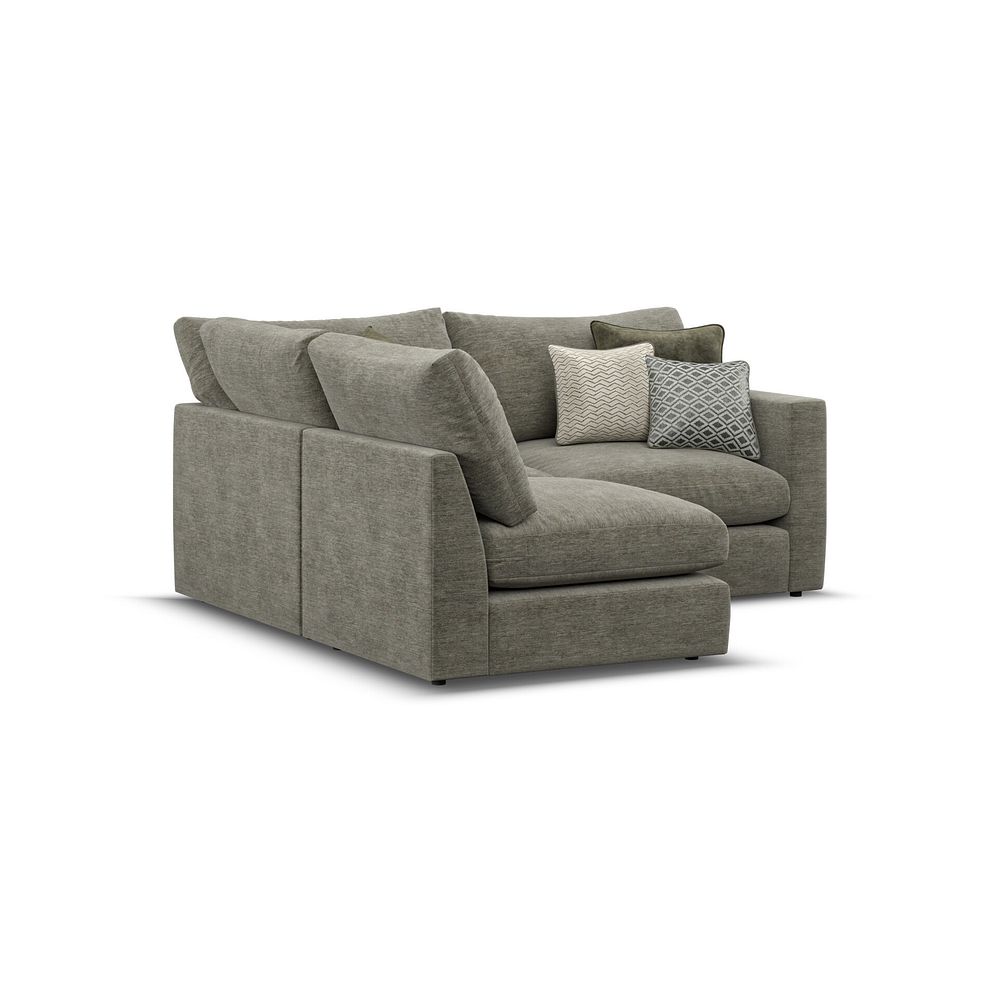 Malvern 3 Seat Right Hand Modular Corner Sofa in Olive Green fabric - Group 7 3