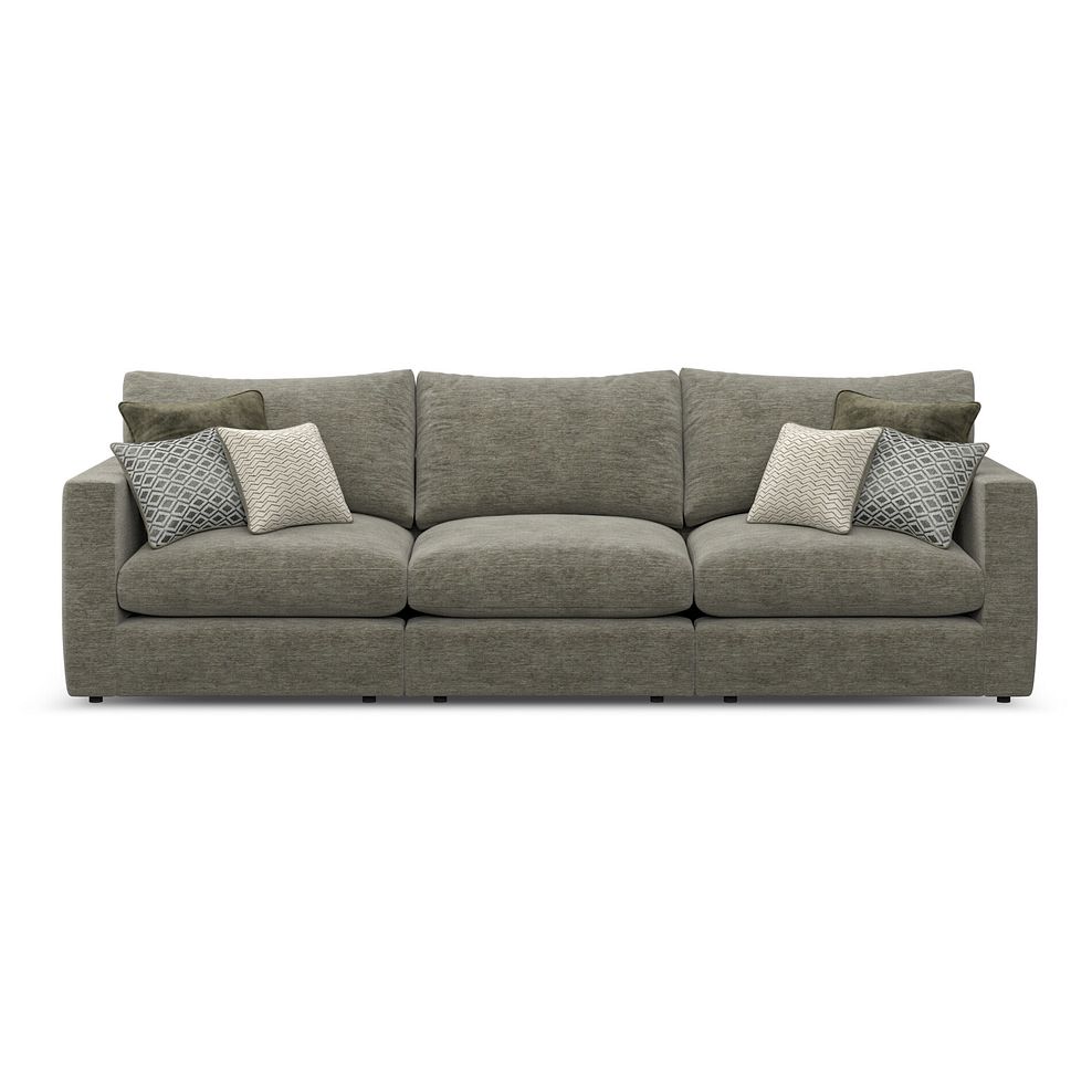 Malvern 3 Seater Modular Sofa in Olive Green fabric - Group 9 1