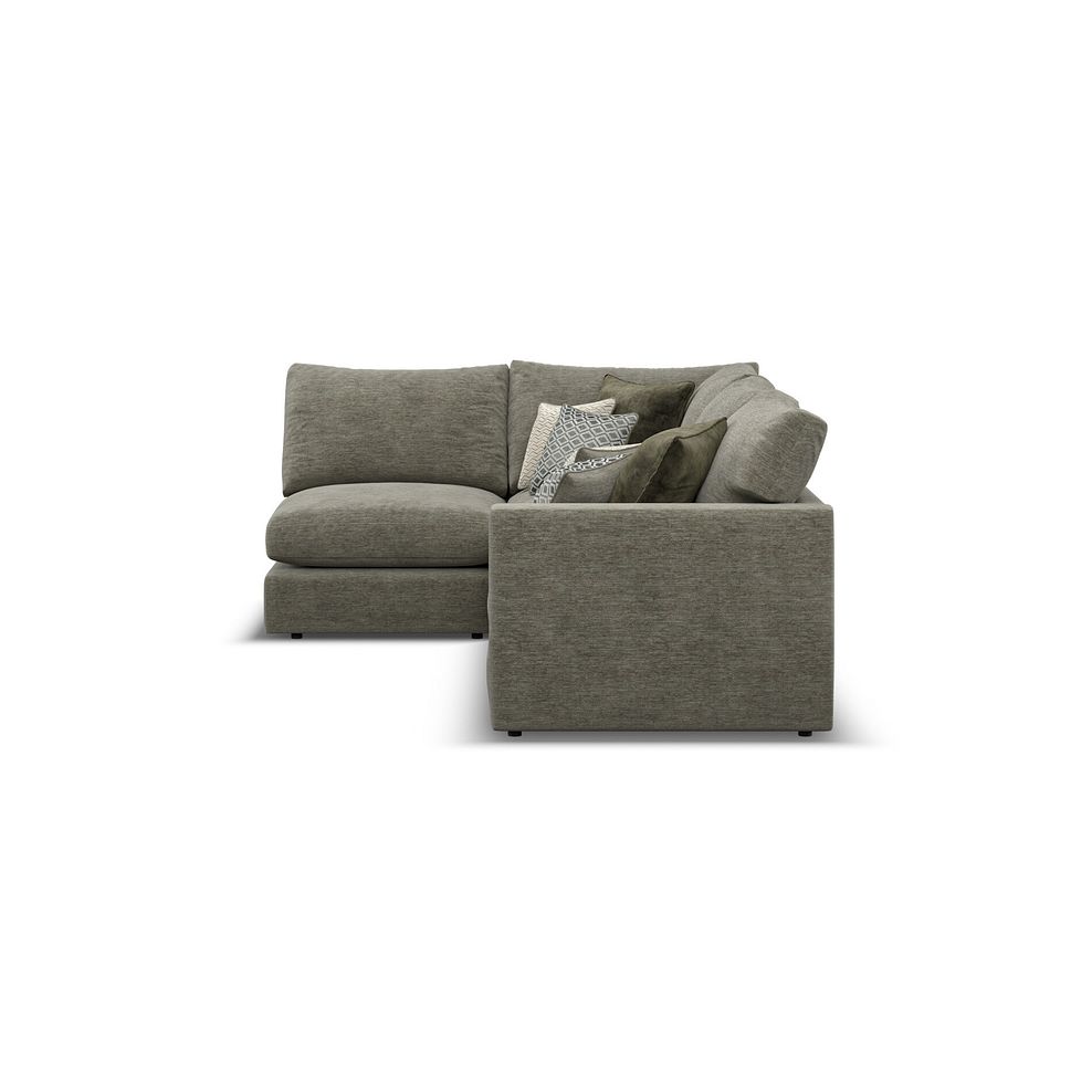 Malvern 4 Seat Right Hand Modular Corner Sofa in Olive Green fabric - Group 5 4