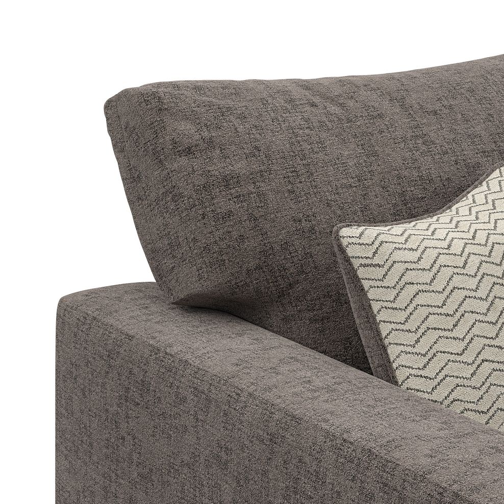 Malvern Armchair in Brown fabric 5