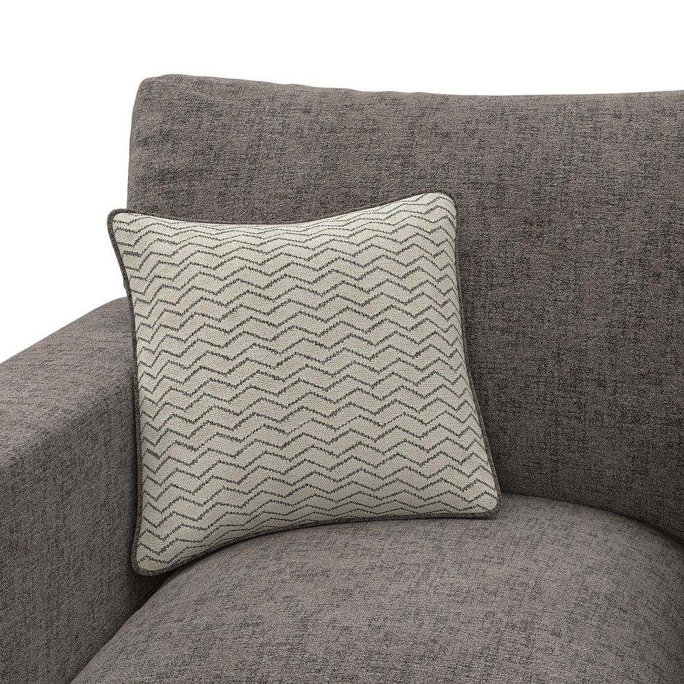 Malvern Armchair in Brown fabric 6