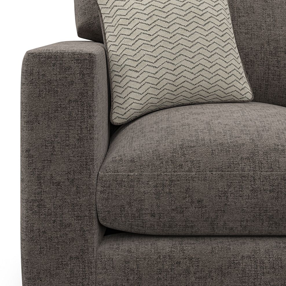 Malvern Armchair in Brown fabric 7