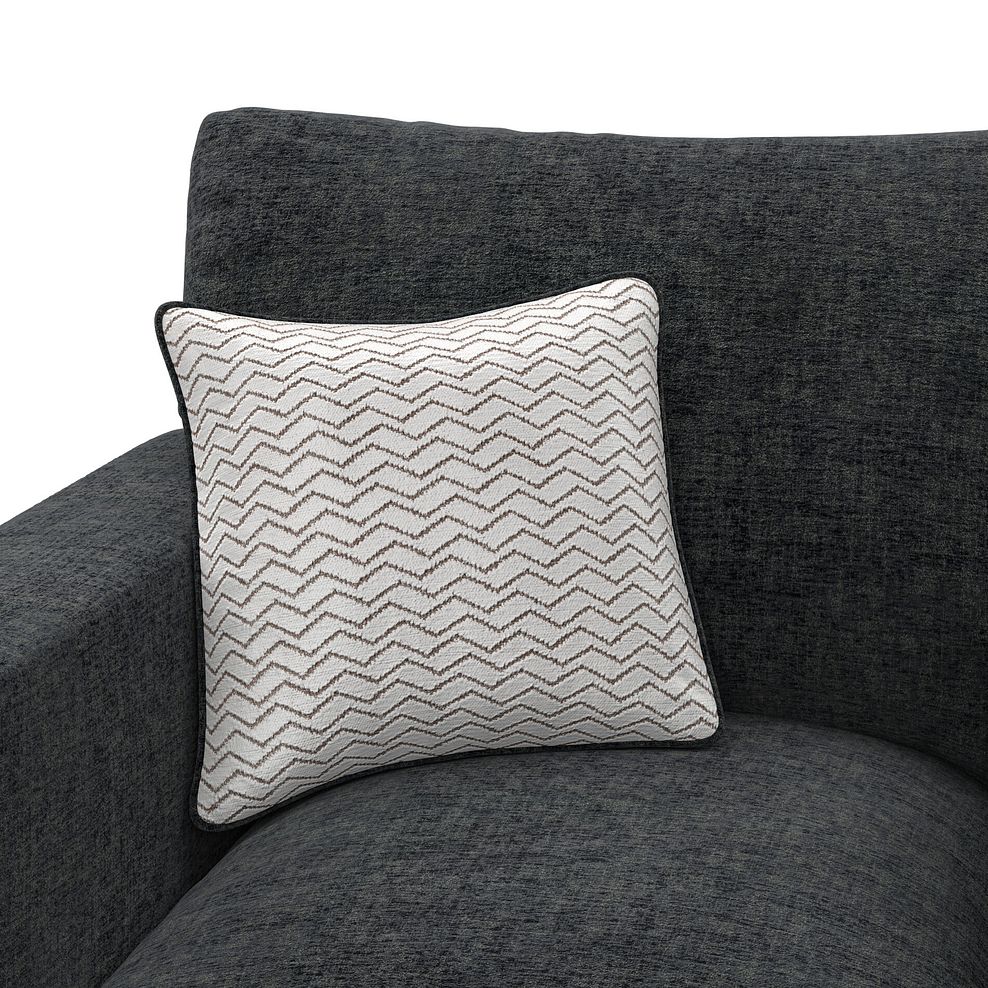 Malvern Armchair in Charcoal fabric 6