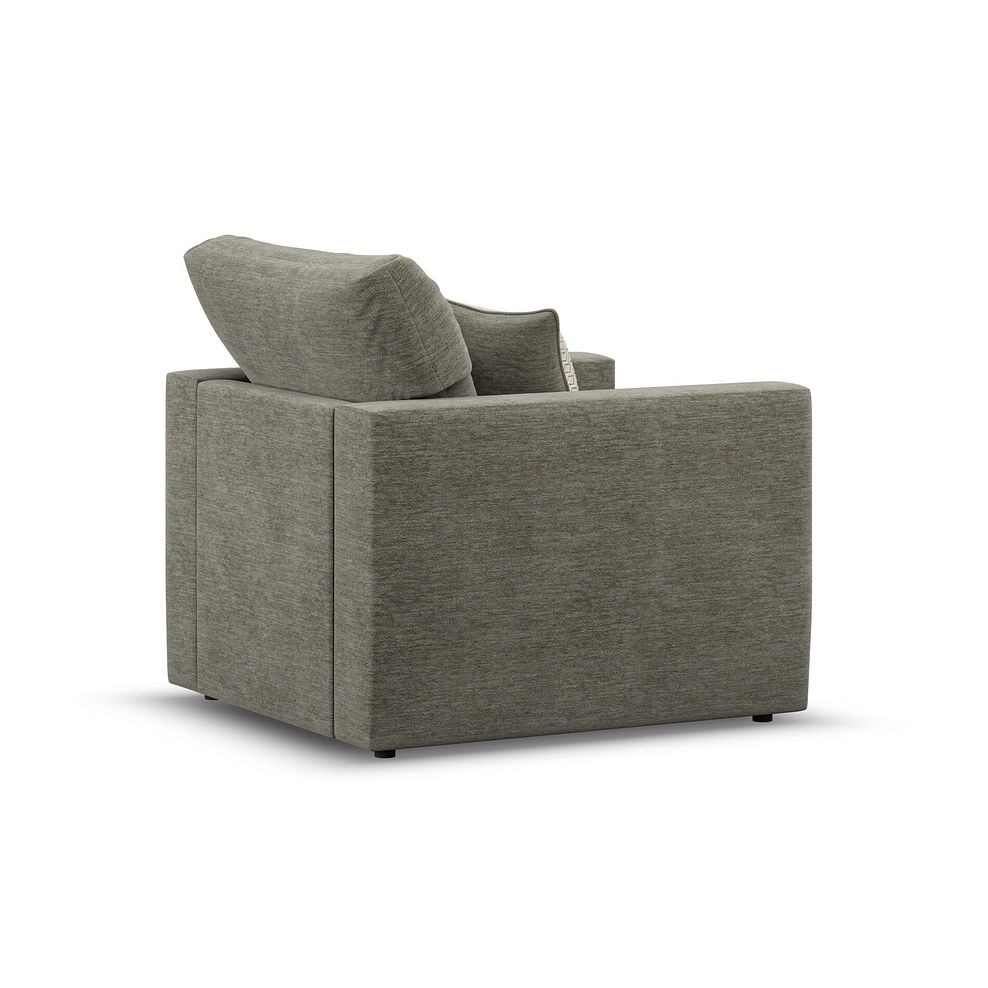 Malvern Armchair in Olive fabric 3