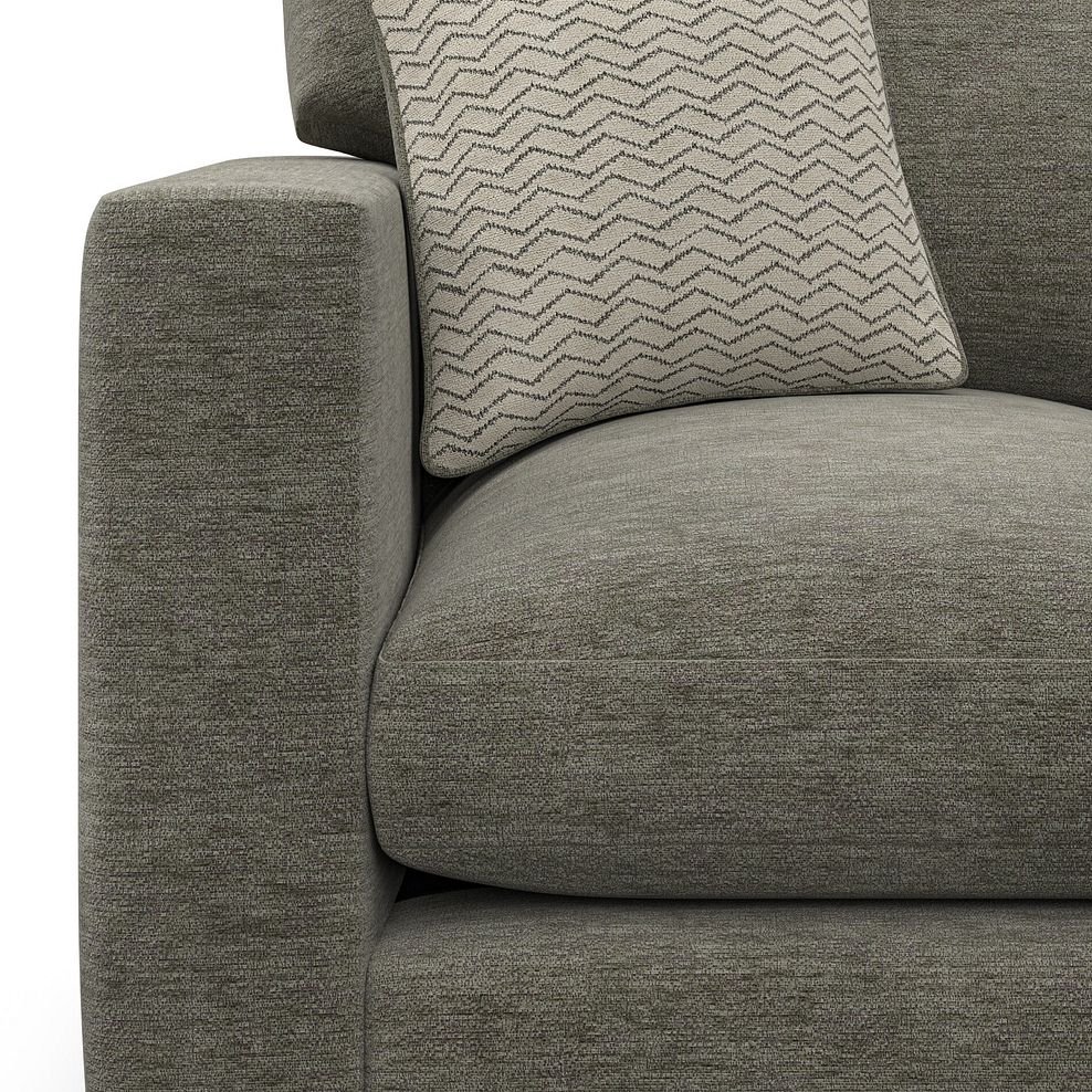 Malvern Armchair in Olive fabric 7
